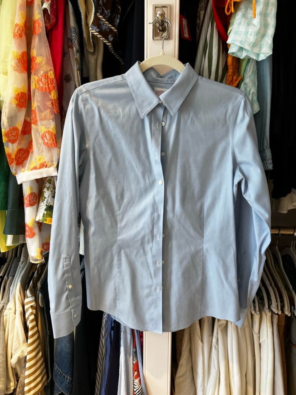 Brooks Brothers Light Blue Women's Button-Down Shirt